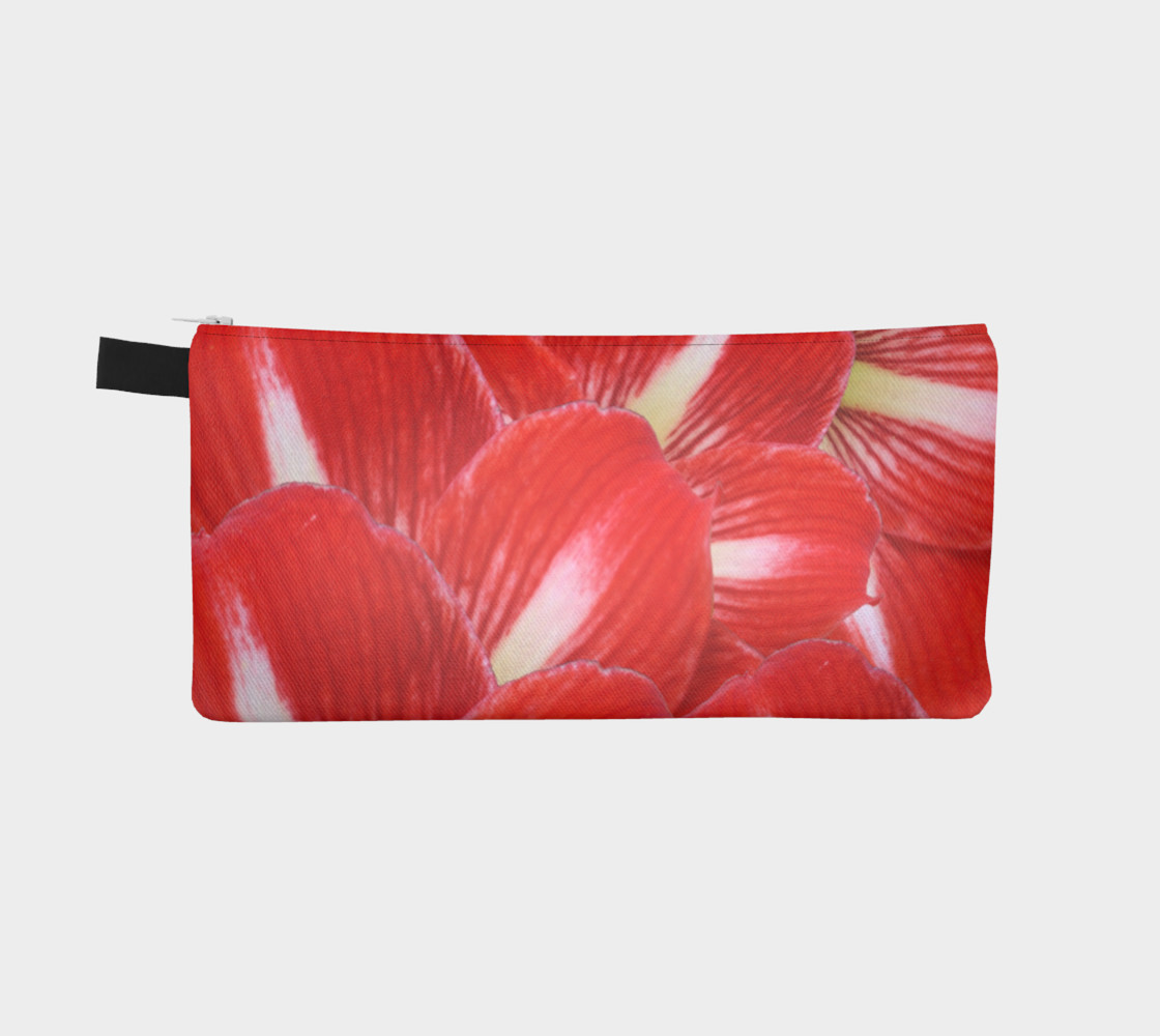 Girly Red White Amaryllis Floral preview #2