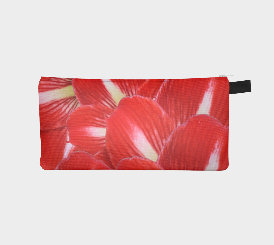 Girly Red White Amaryllis Floral preview #1