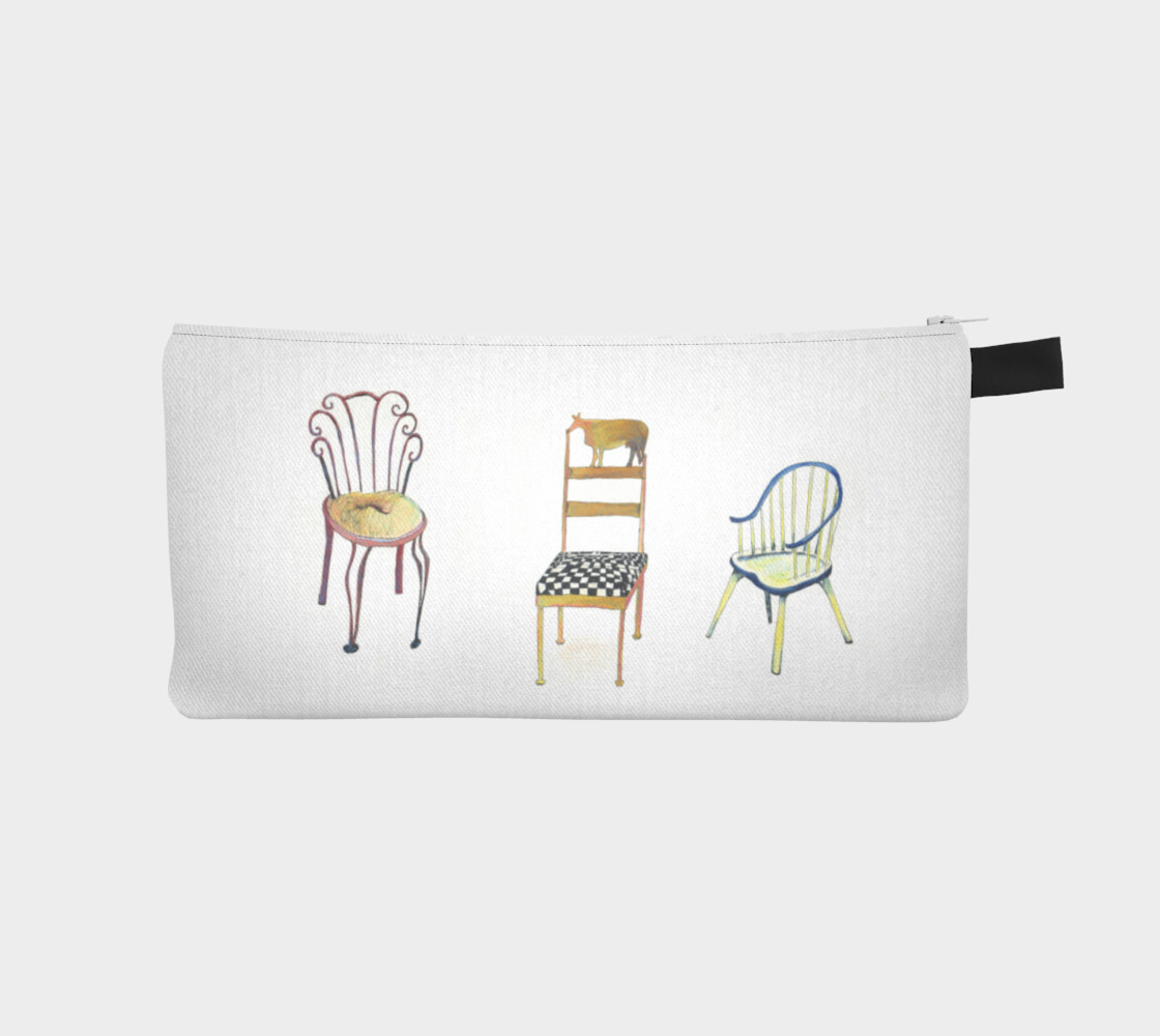 5 Chairs and 1 Tac pencil case by Nadina Tandy preview #1