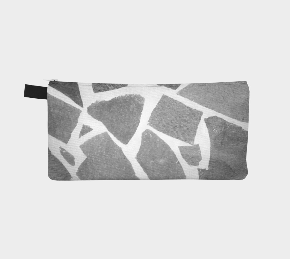 Gray White Stone Mosaic Pattern preview #2