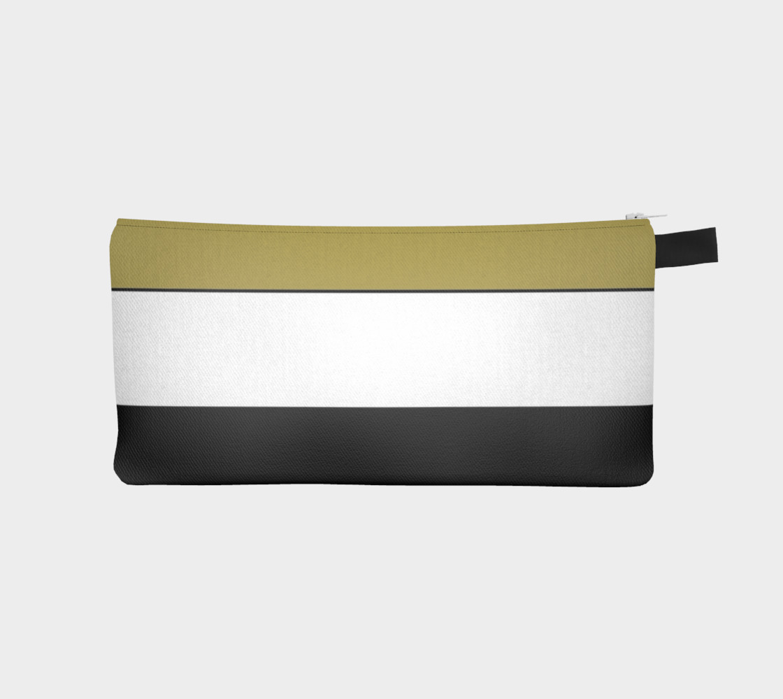 Elegant Black White Brown Gold Stripes preview #1
