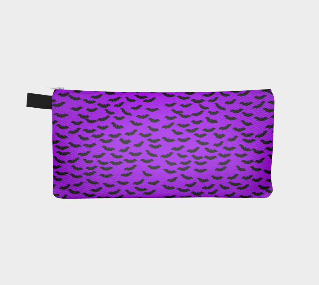 Bats in the Belfry-Purple Pencil Case preview #2