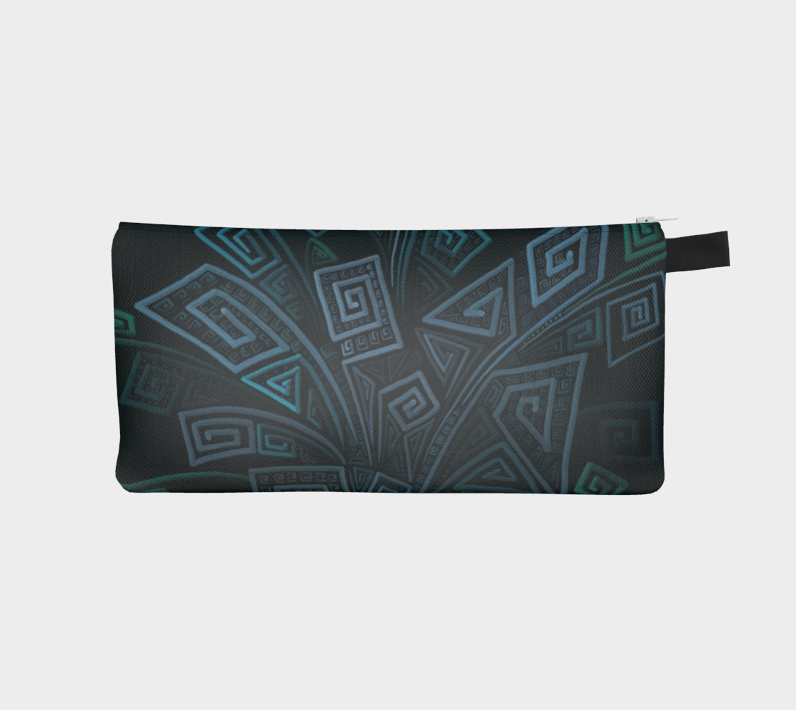 Turquoise 3D Square preview #1