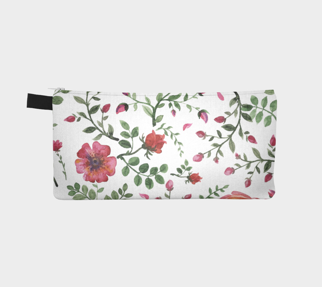 flowers watercolor of floral rose seamless pattern preview #2