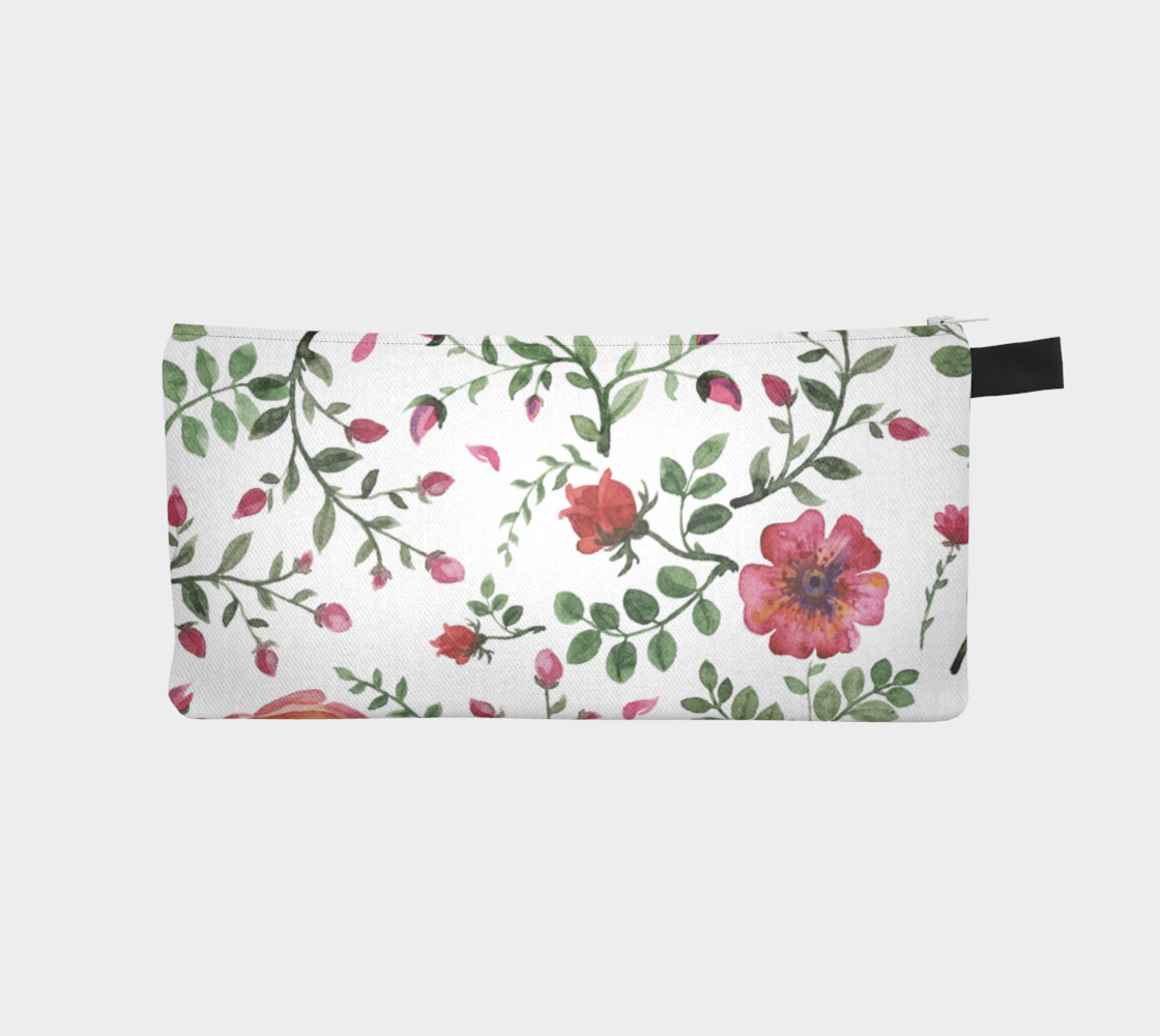 flowers watercolor of floral rose seamless pattern preview #1