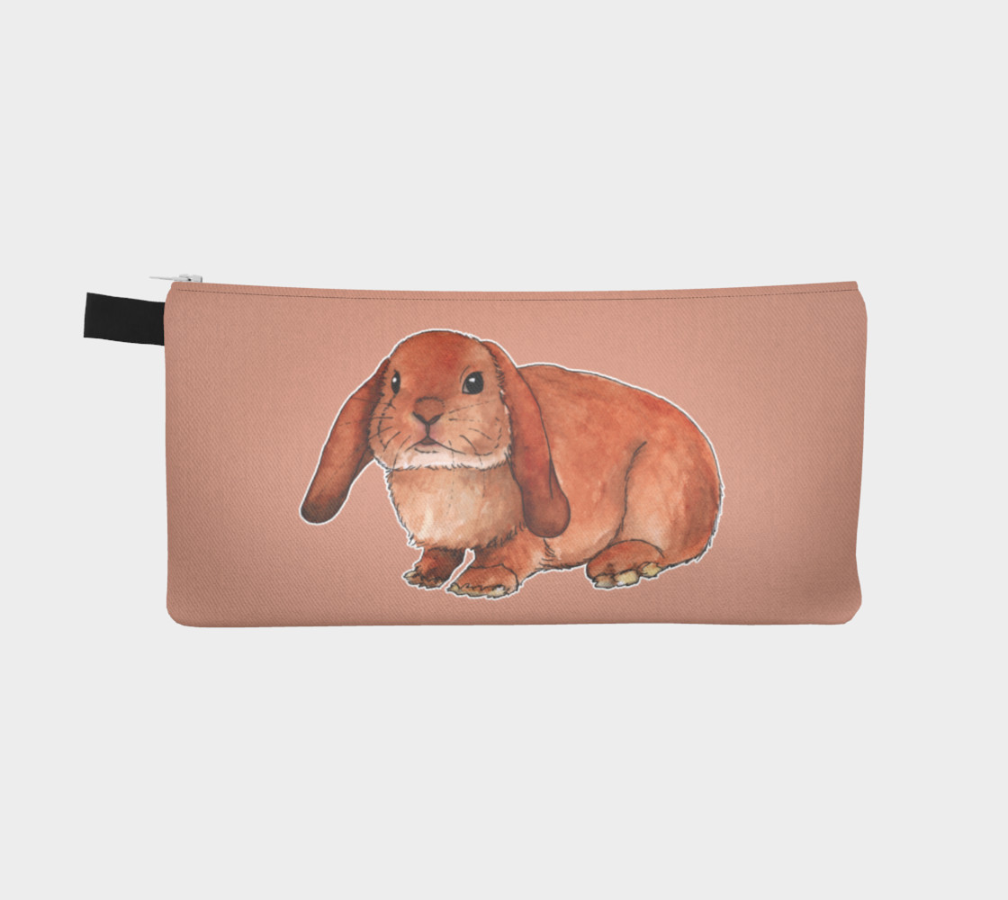 Red rabbit ram Pencil Case preview #2