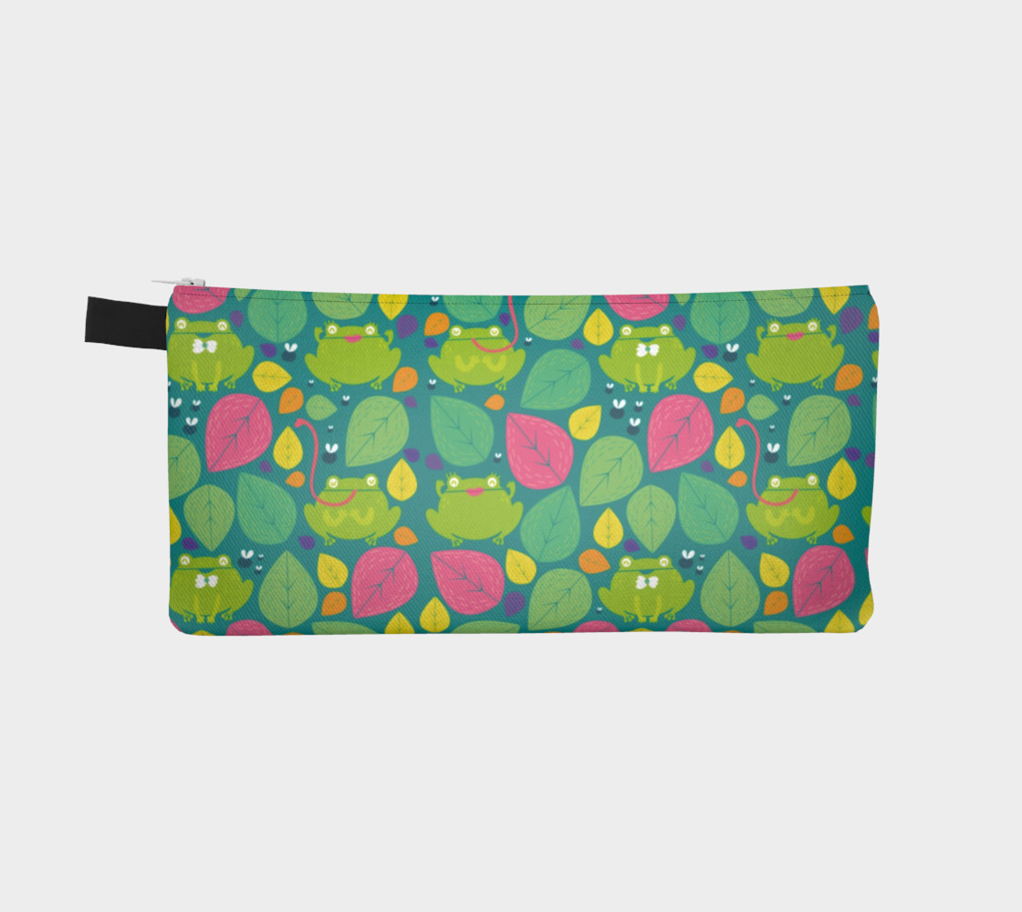 Frogs and leaves preview #2