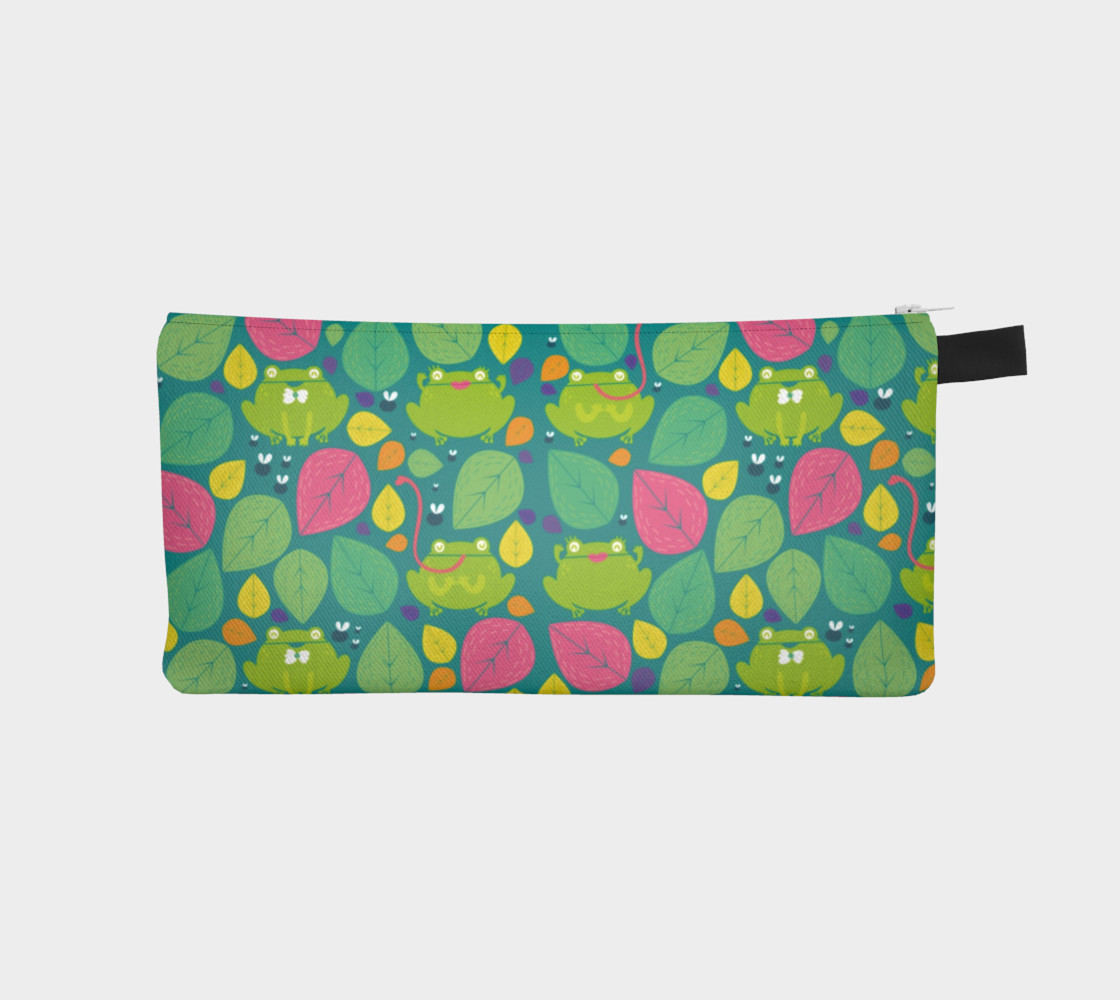 Frogs and leaves preview #1