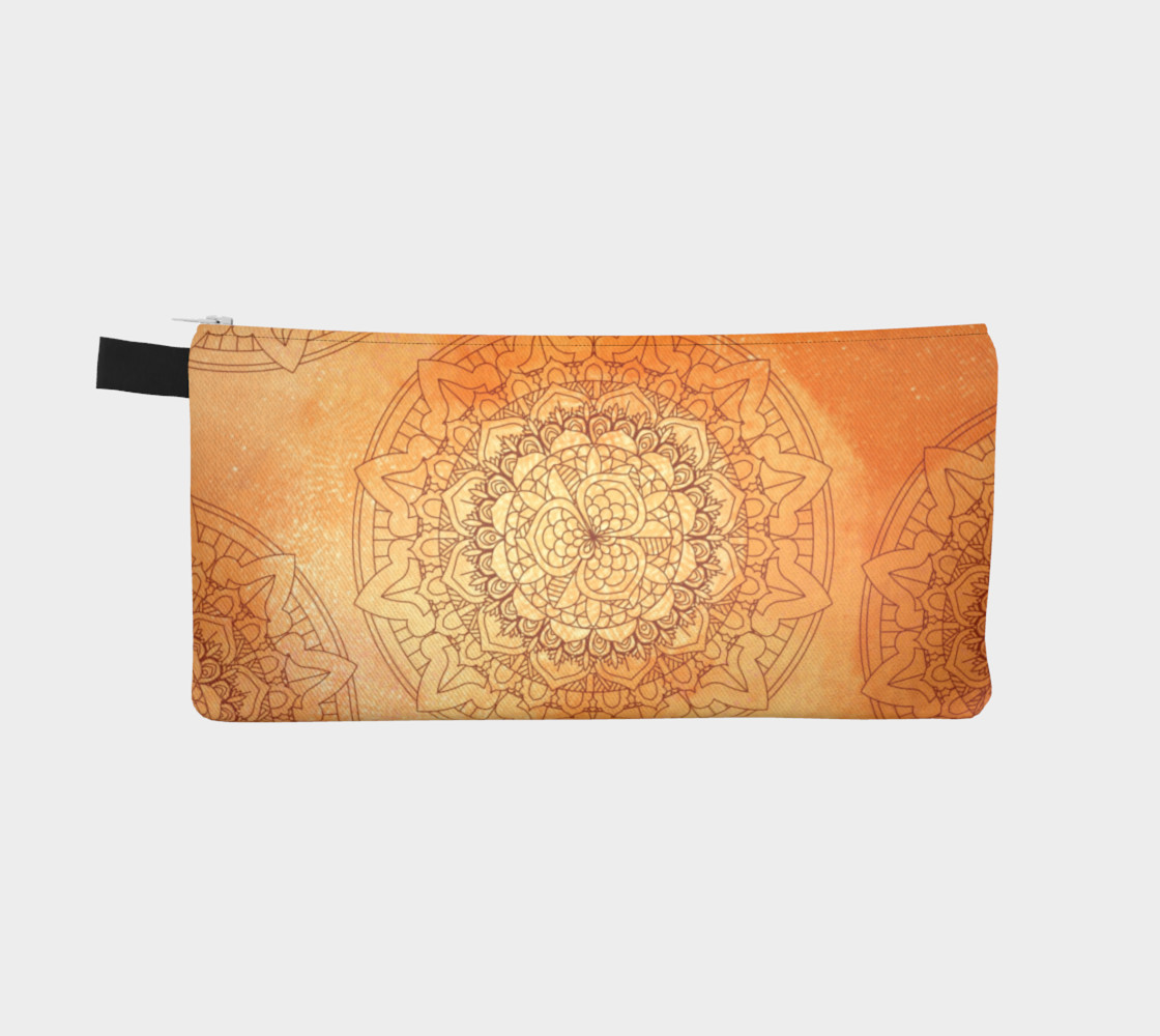Orange Mandala Design preview #2