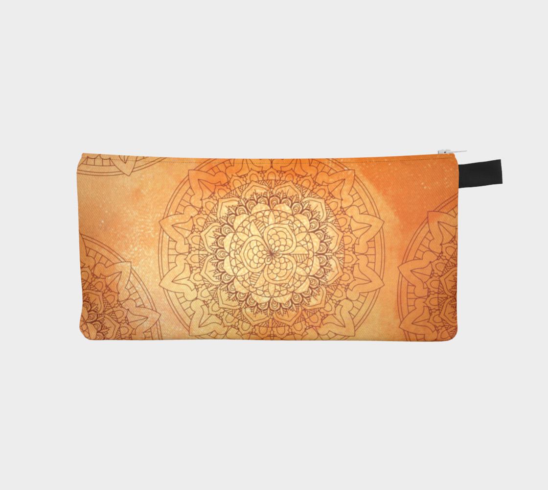 Orange Mandala Design preview #1