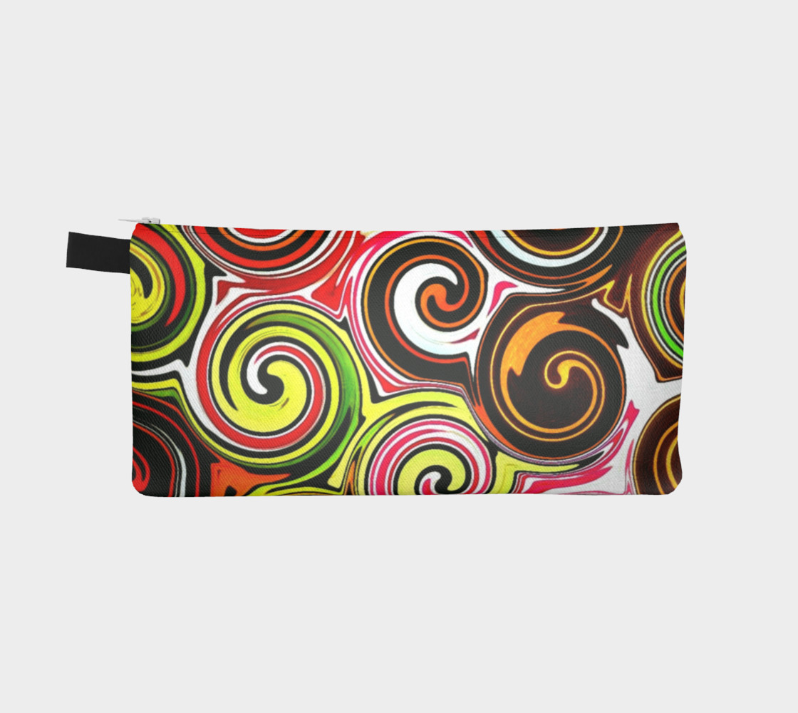 Swirl Me Pretty Colorful Cosmetics Case preview #2
