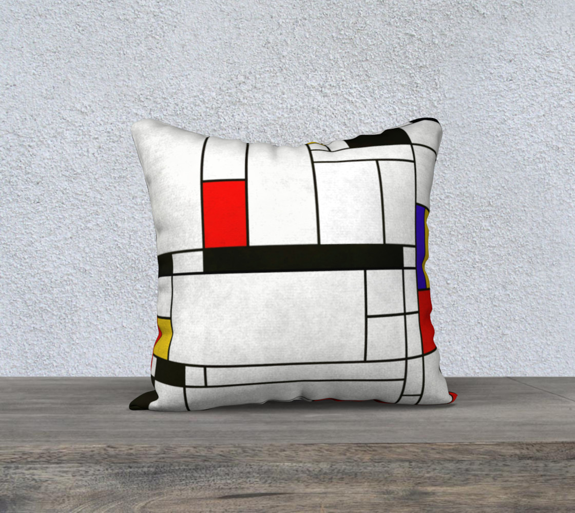 Mondrian Style Abstract Art preview #1