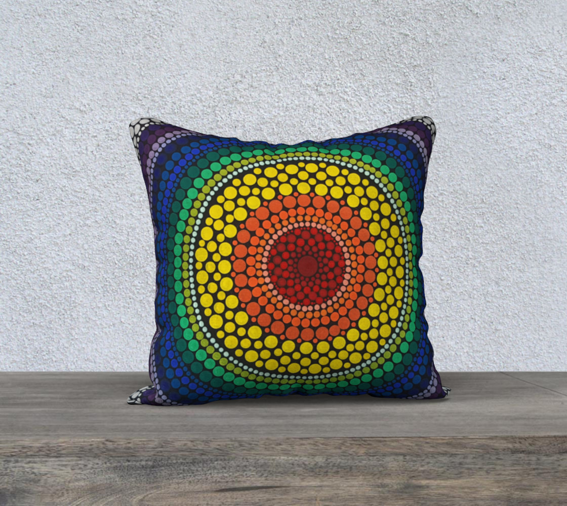 Rainbow 18" x 18" Pillow Case preview #1