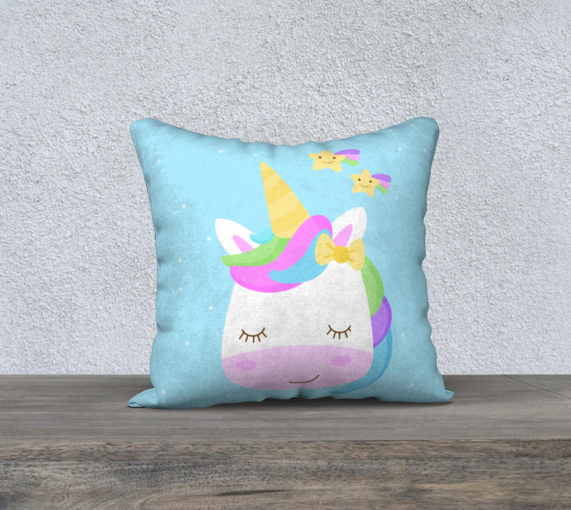 Unicorn pillow preview #1