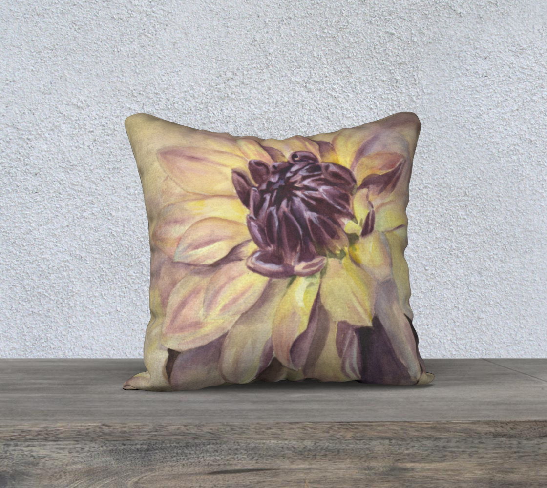 Golden Yellow and Purple Dahlia preview #1