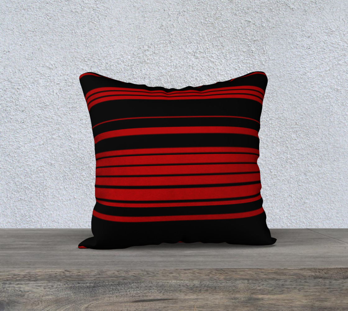 Three Red Stripes You’re Out 18x18 Pillow Case preview #1