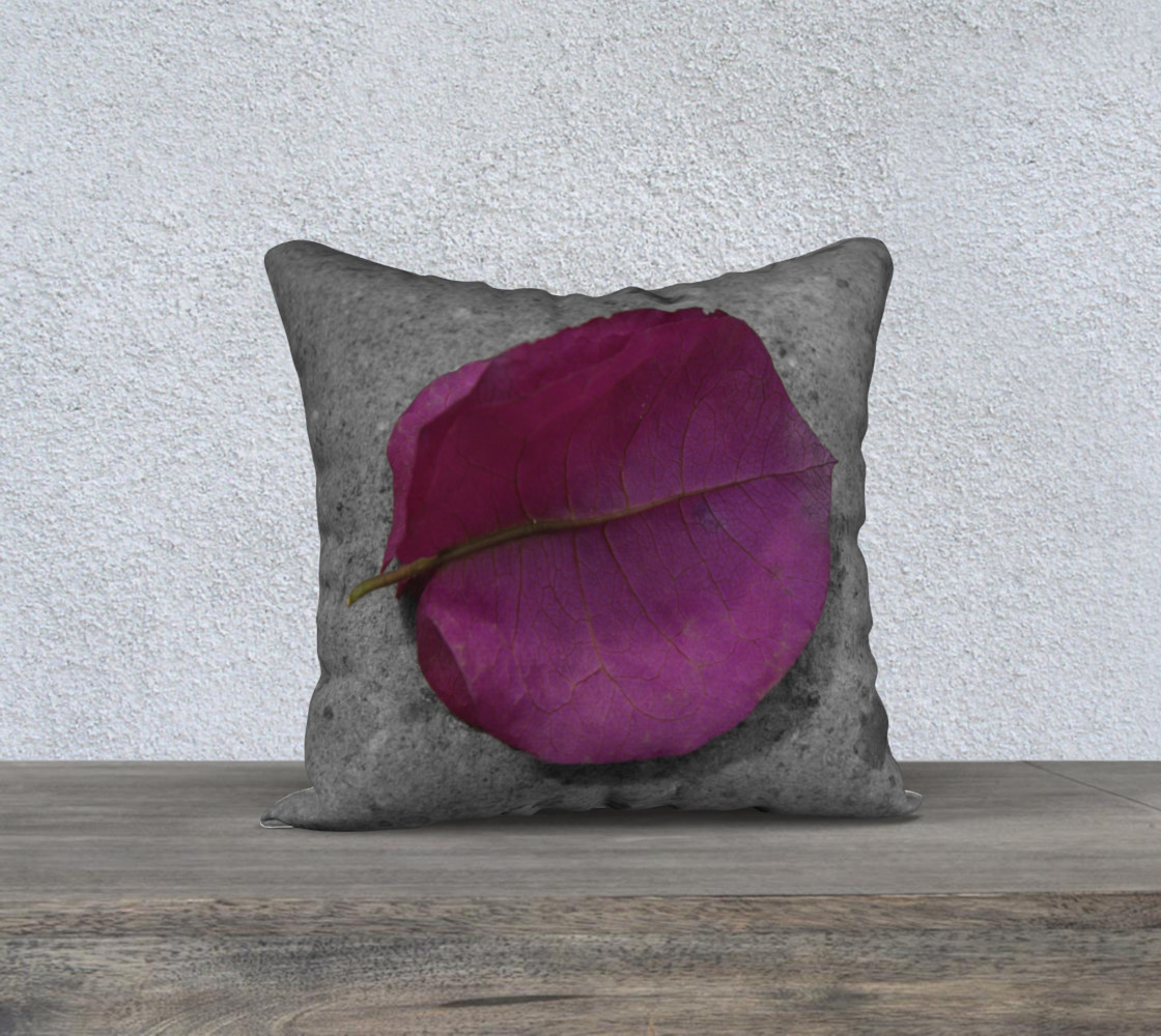 Glorious Golden Rain Tree Leaf Pillow preview #1