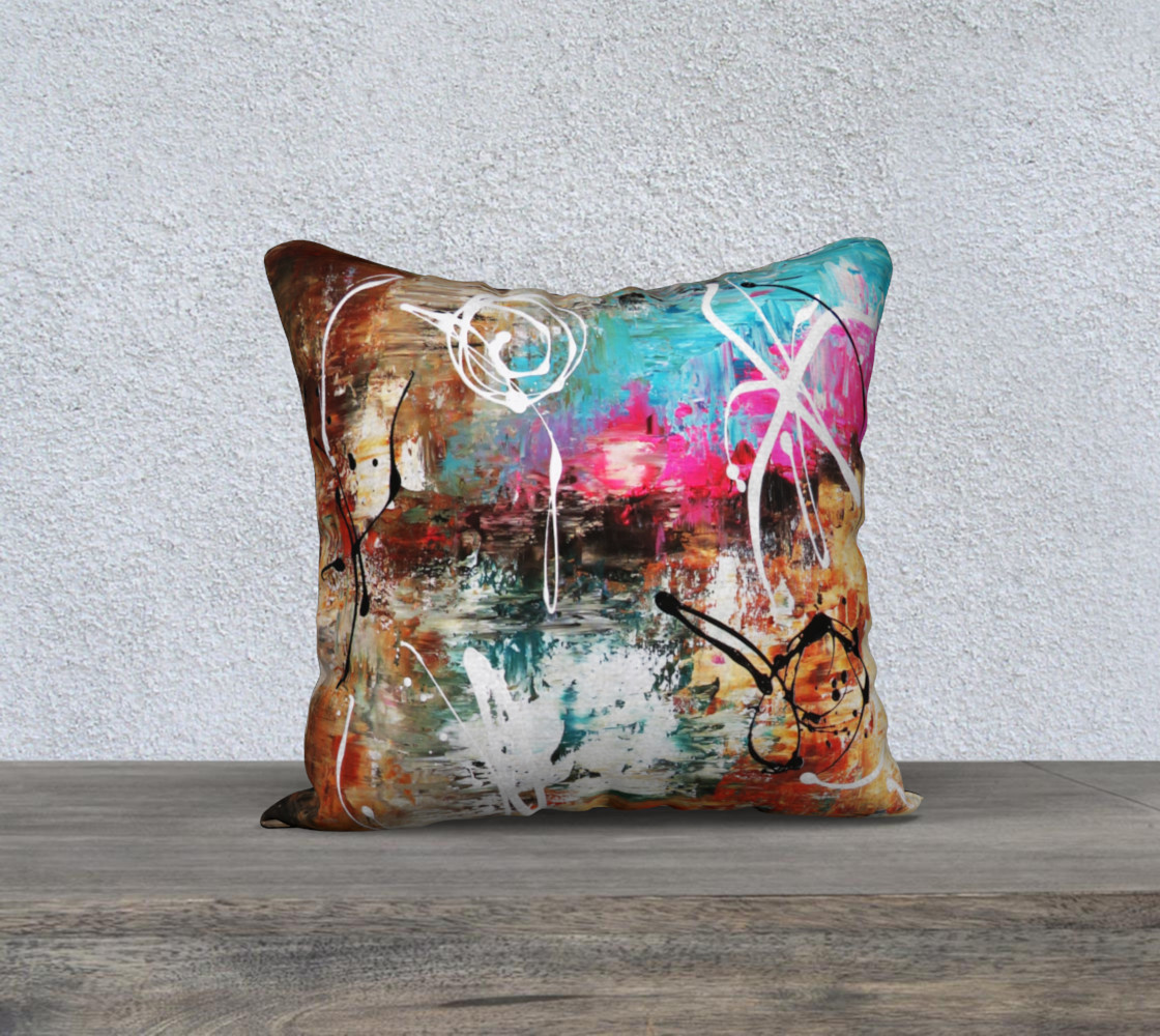 Matt LeBlanc Art Pillow - 001 - 18x18 preview #1