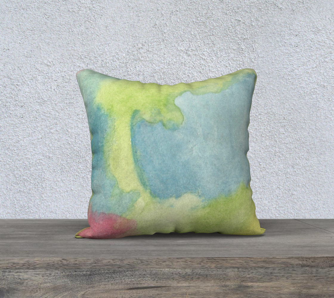 Flowers in Stained Glass Pillow Case Style1 preview #1