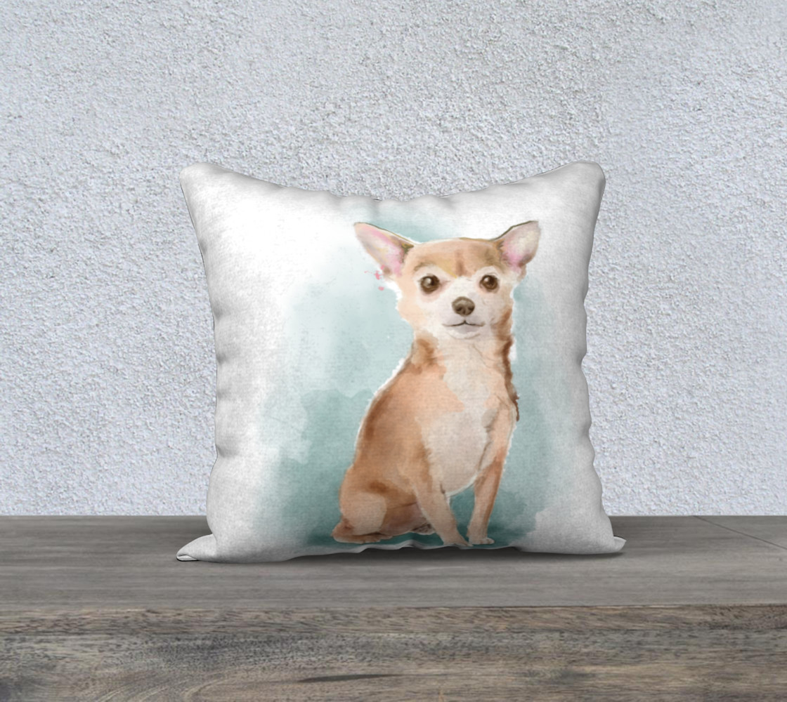 Chihuahua watercolor preview #1