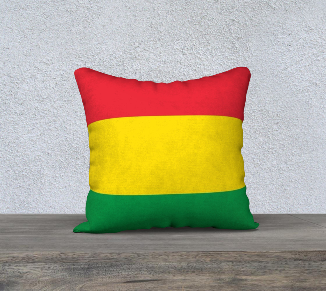 Rasta Colors Green Yellow Red Stripes Pattern preview #1