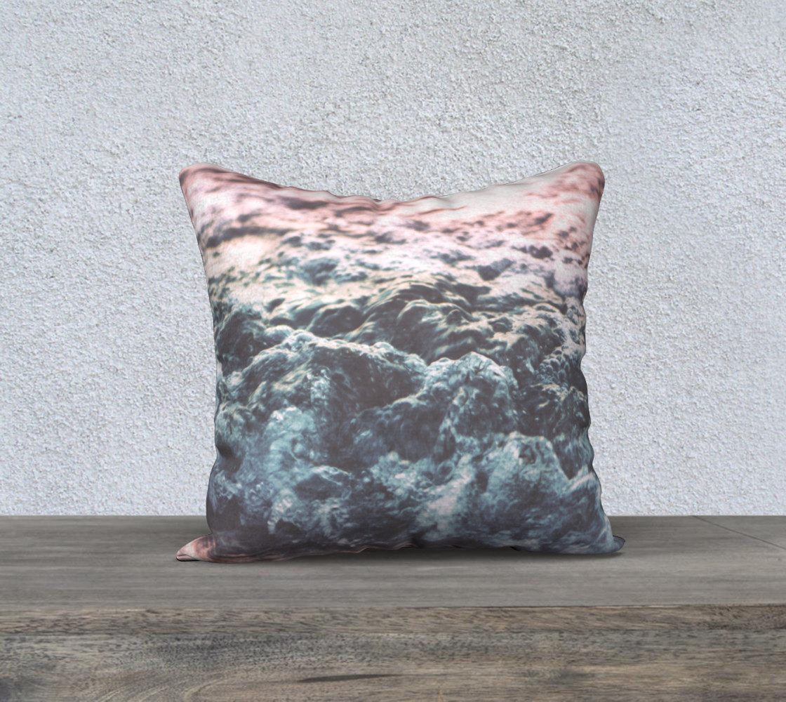 Swash Sea Wave Pillow preview #1