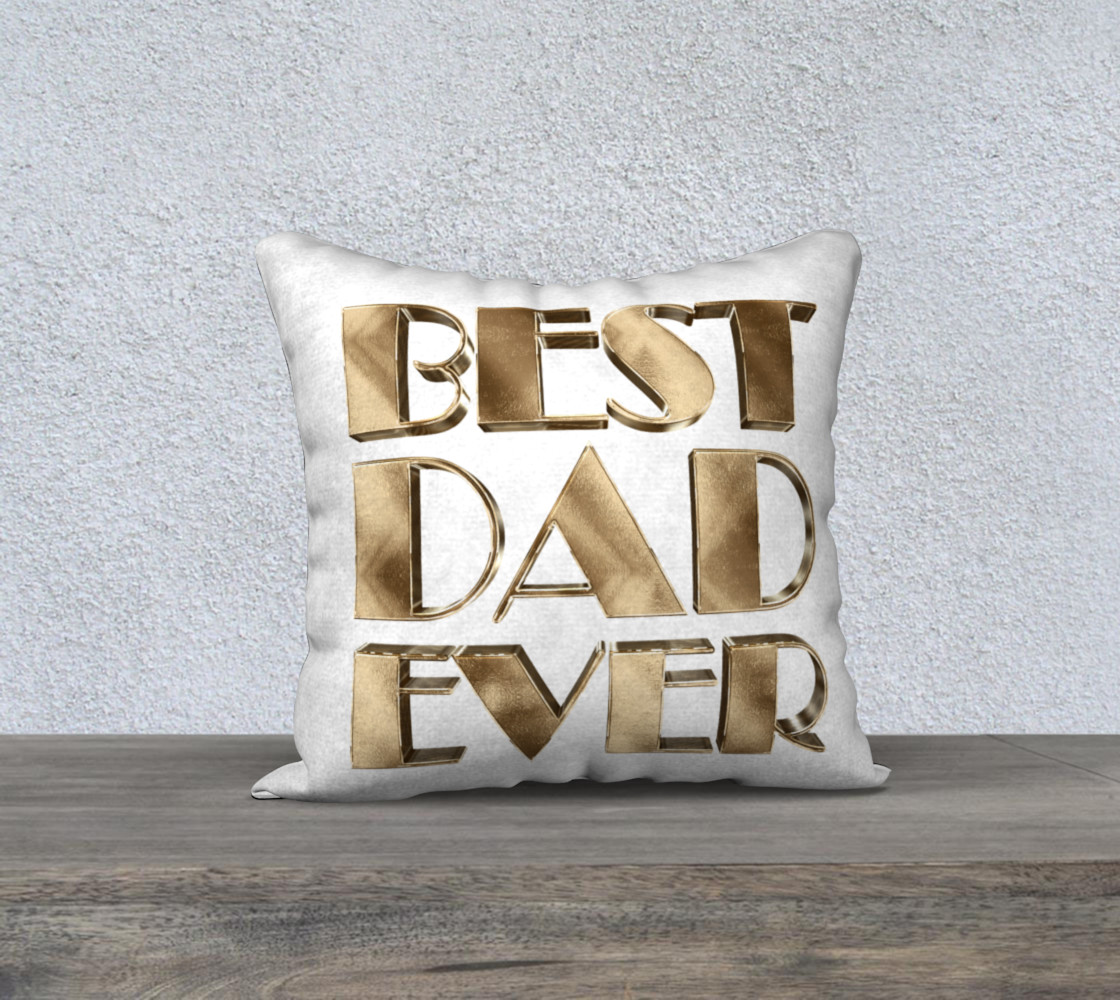 Best Dad Ever Gold Look Elegant Typography preview #1