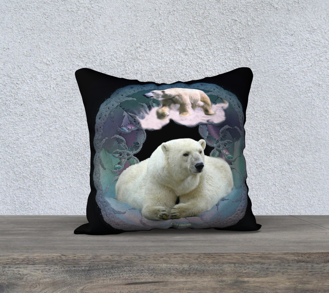 Polar Bear Pillow preview #1