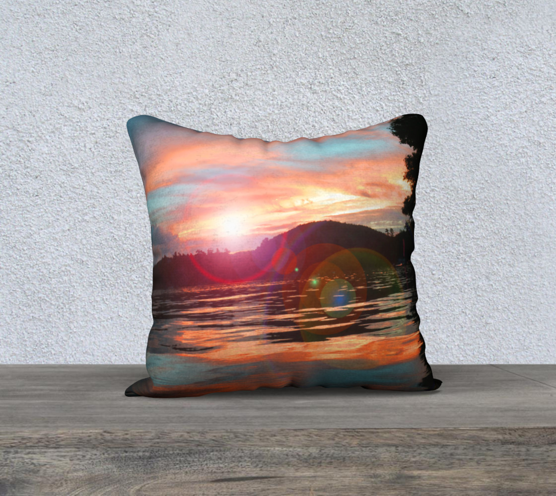 Aperçu de Always Believe 18 x 18 Pillow Case #1