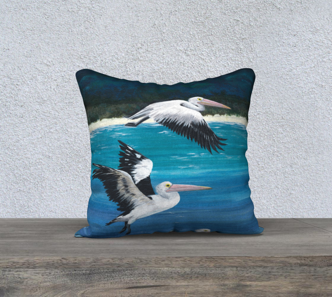 Pelican Take Off 18x18 preview #1