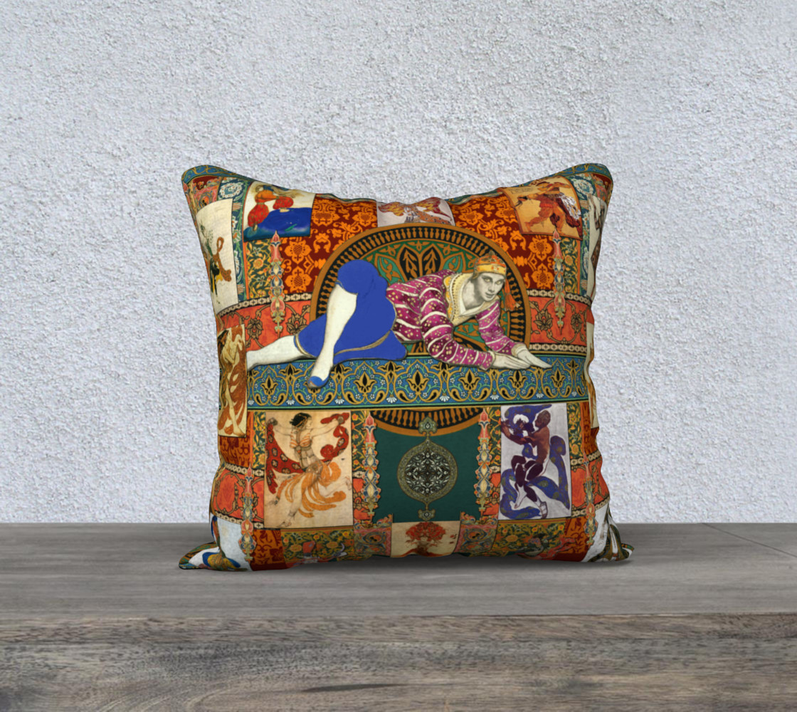 Ballets Russes Tapestry - 18x18 Pillow Case preview #1