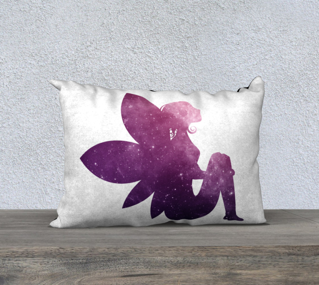Purple Fairy 20 x 14 Pillow Case preview #1