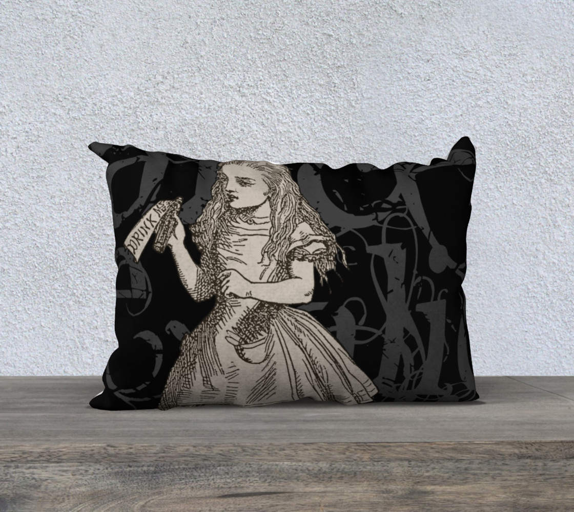 Alice In Wonderland Grunge Alice Pillow (20x14) preview #1