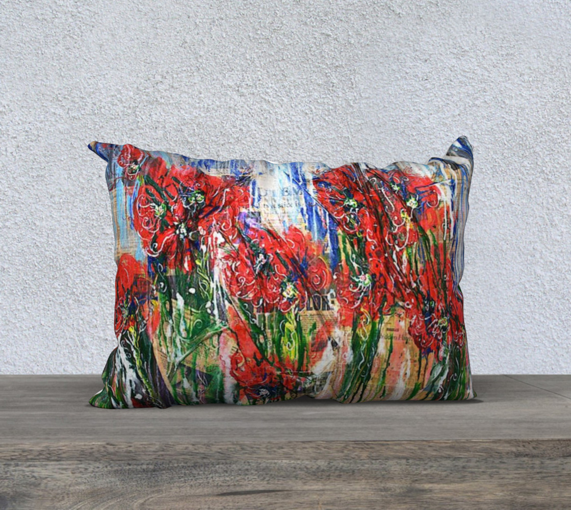 Poppies Pillow Lumbar preview #1