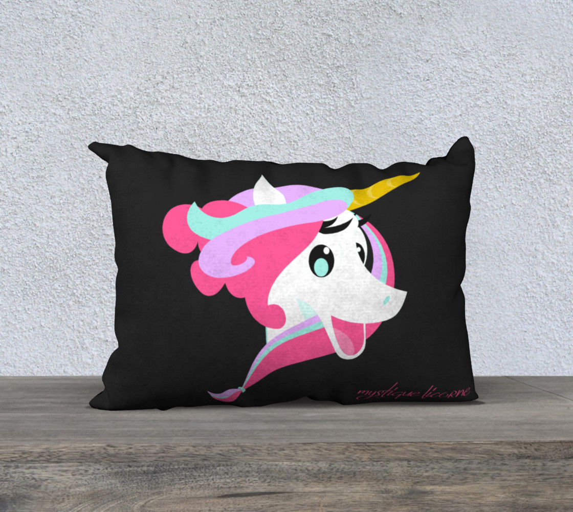 Mystique Licorne 20x14 Pillow Case preview #1