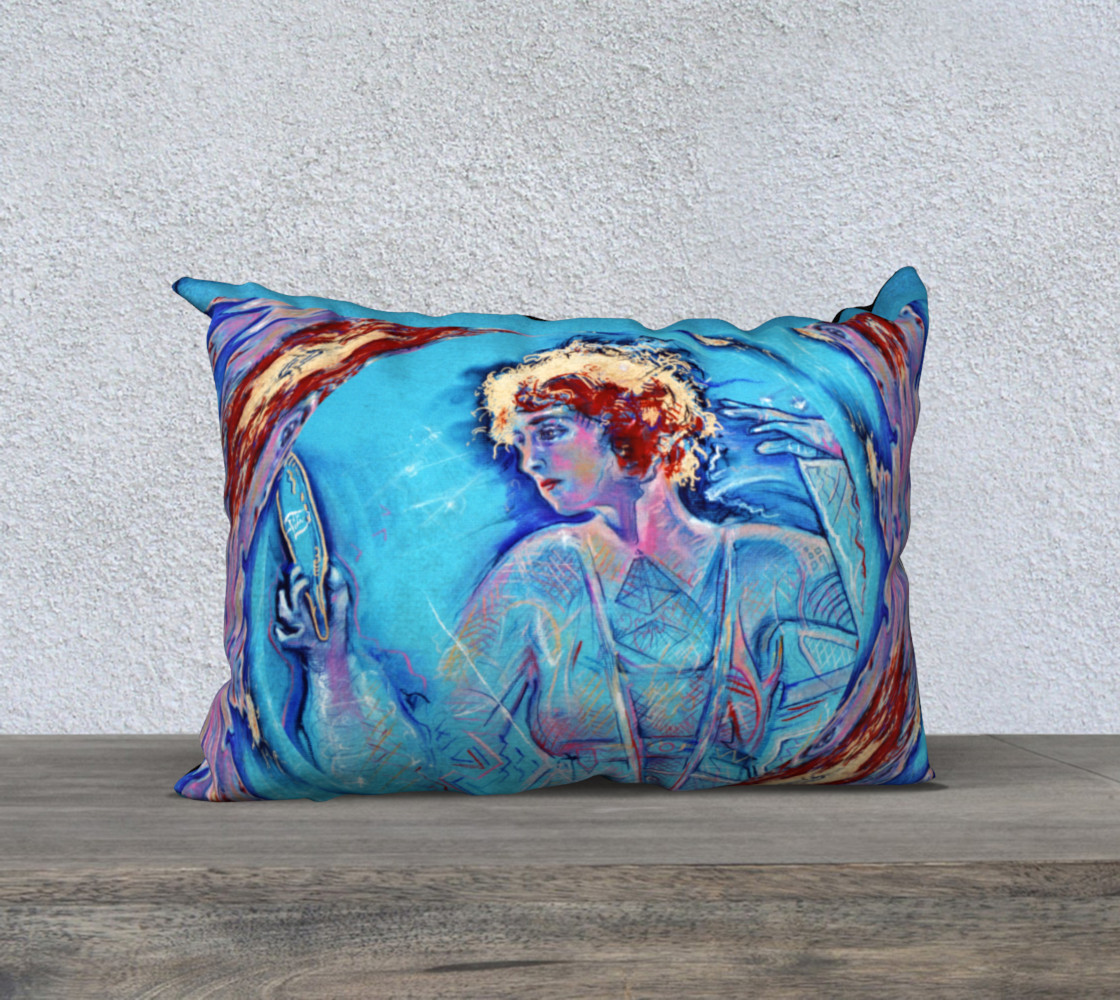 Fire Maiden Pillow Case preview #1
