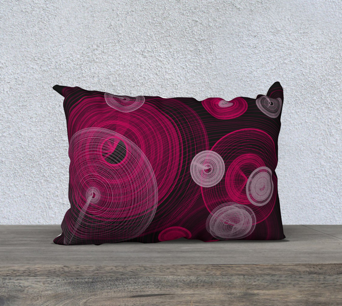 Circles Pillow 20" x 14" preview #1