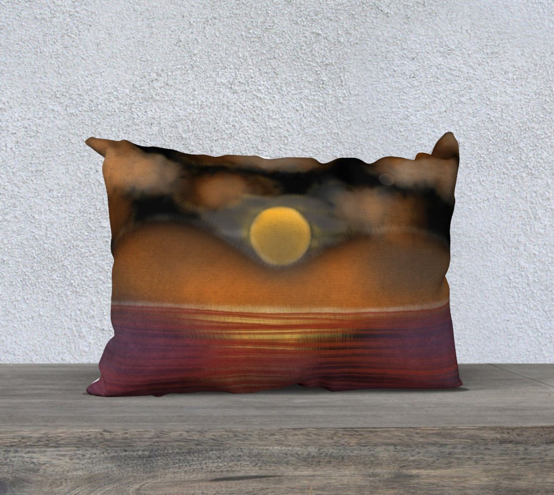 sunset pillow preview #1