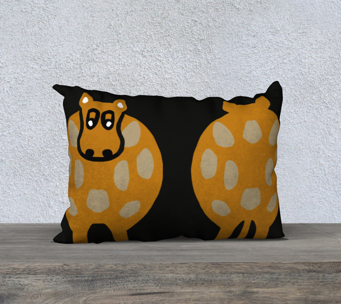 Silly Cow Pillow Case 20" x 14" preview #1