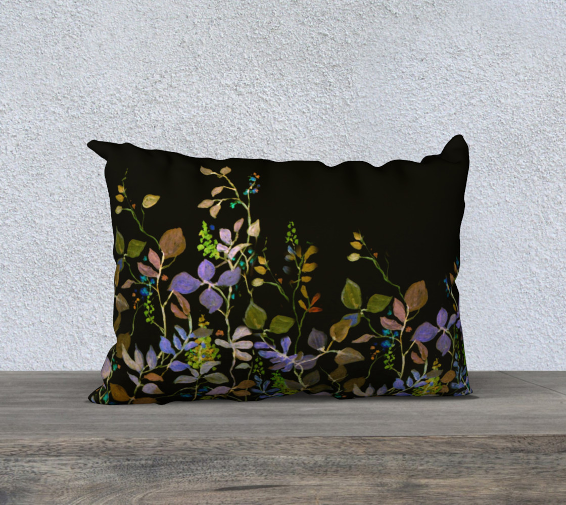 Midnight Garden 20 x 14 Pillow preview #1
