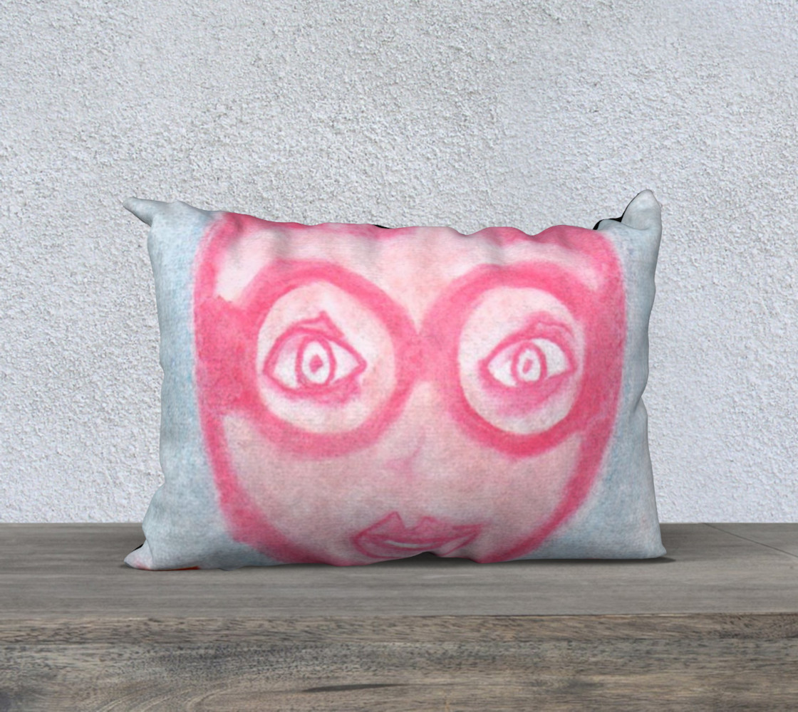 Funny Face Pink Woman with Glasses preview #1