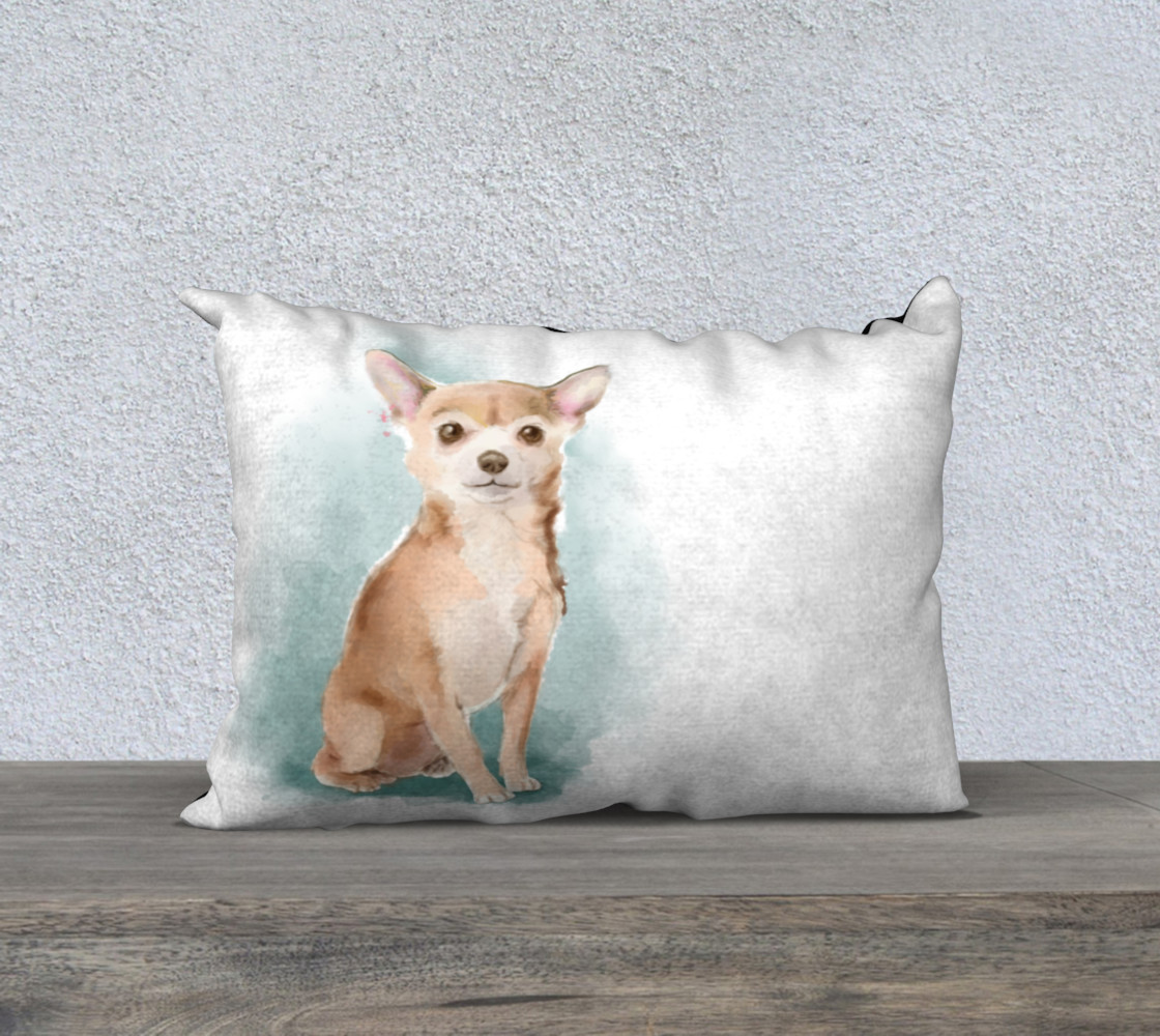 Chihuahua watercolor preview #1