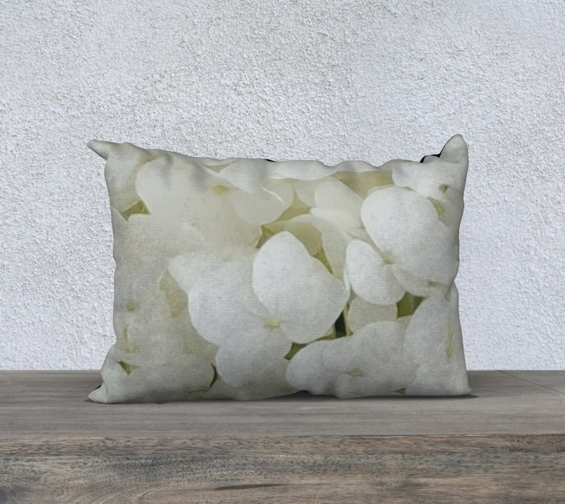 Hydrangea Flowers White Blossom Floral Photography 3D preview