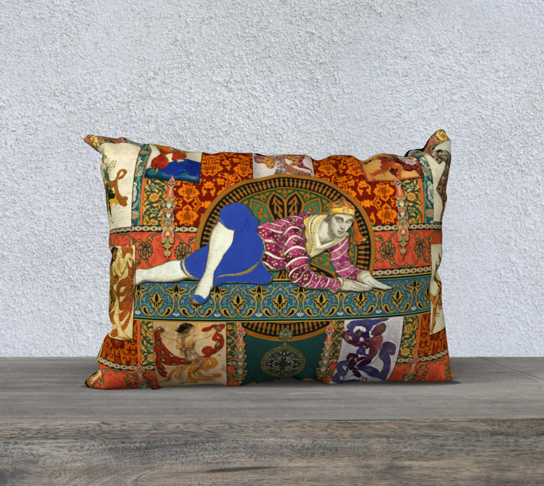 Aperçu de Ballets Russes Tapestry - 20x14 Pillow Case #1