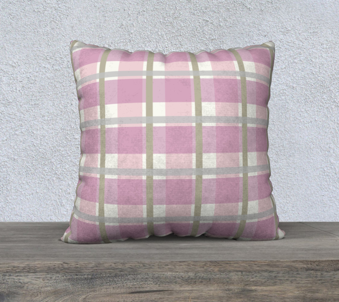 Pink Plaid Chalk and Fusion paint Match preview #1