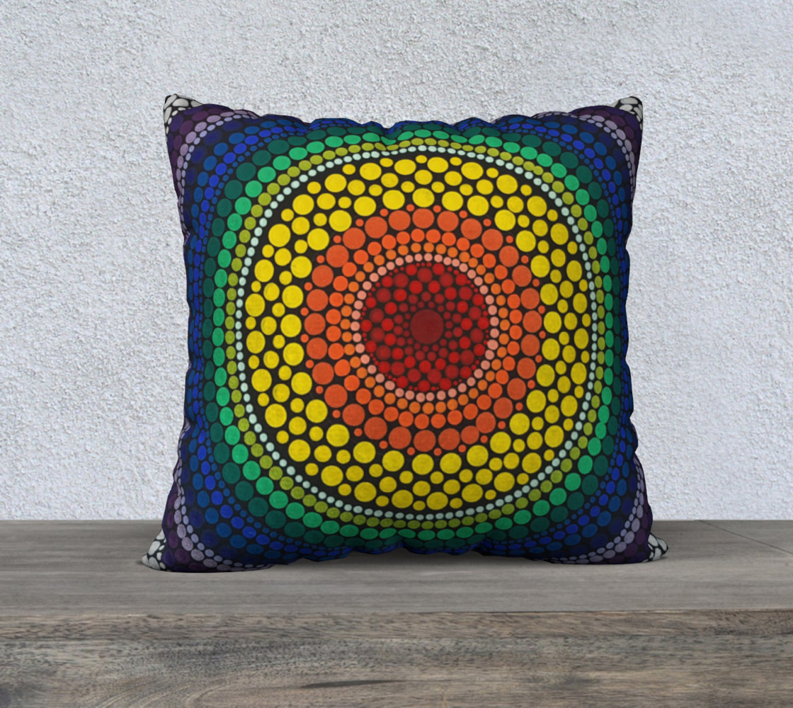 Rainbow 22" x 22" Pillow Case preview #1