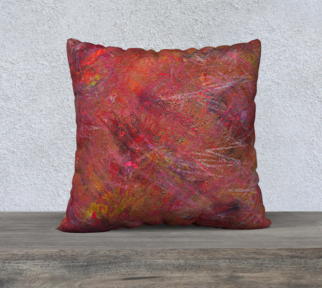 Saturday Contemplation pillow white preview #1