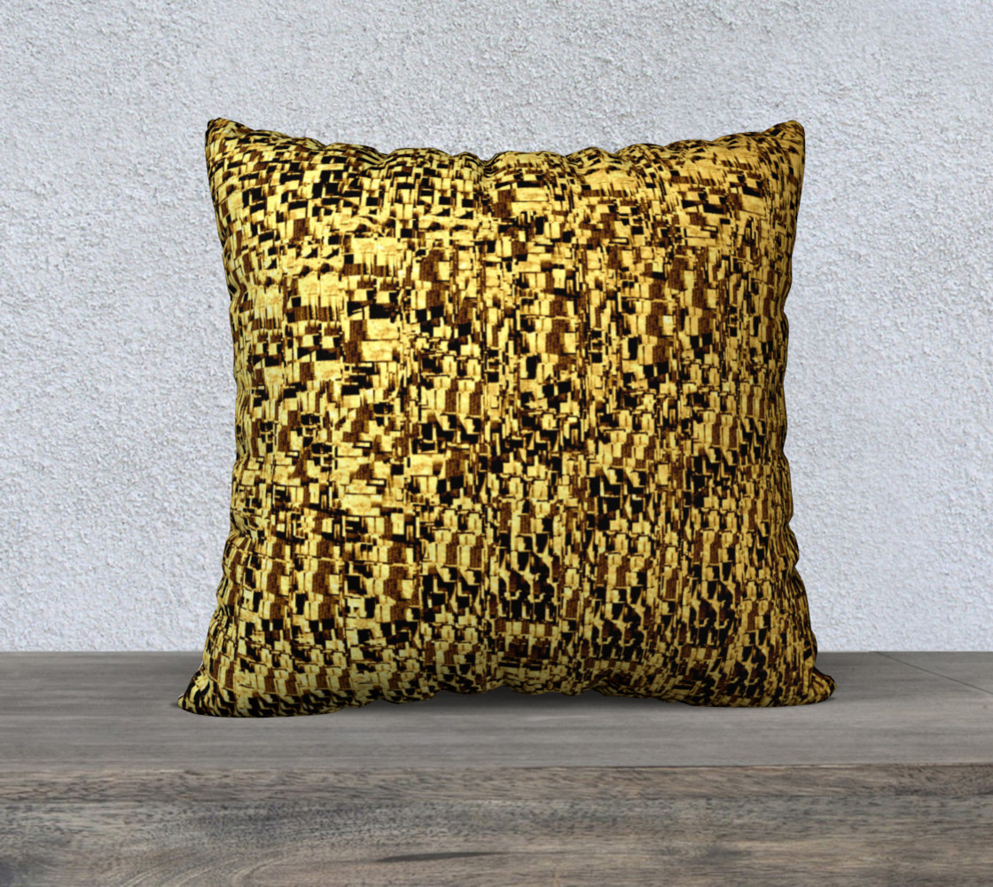golden texture pillow preview #1