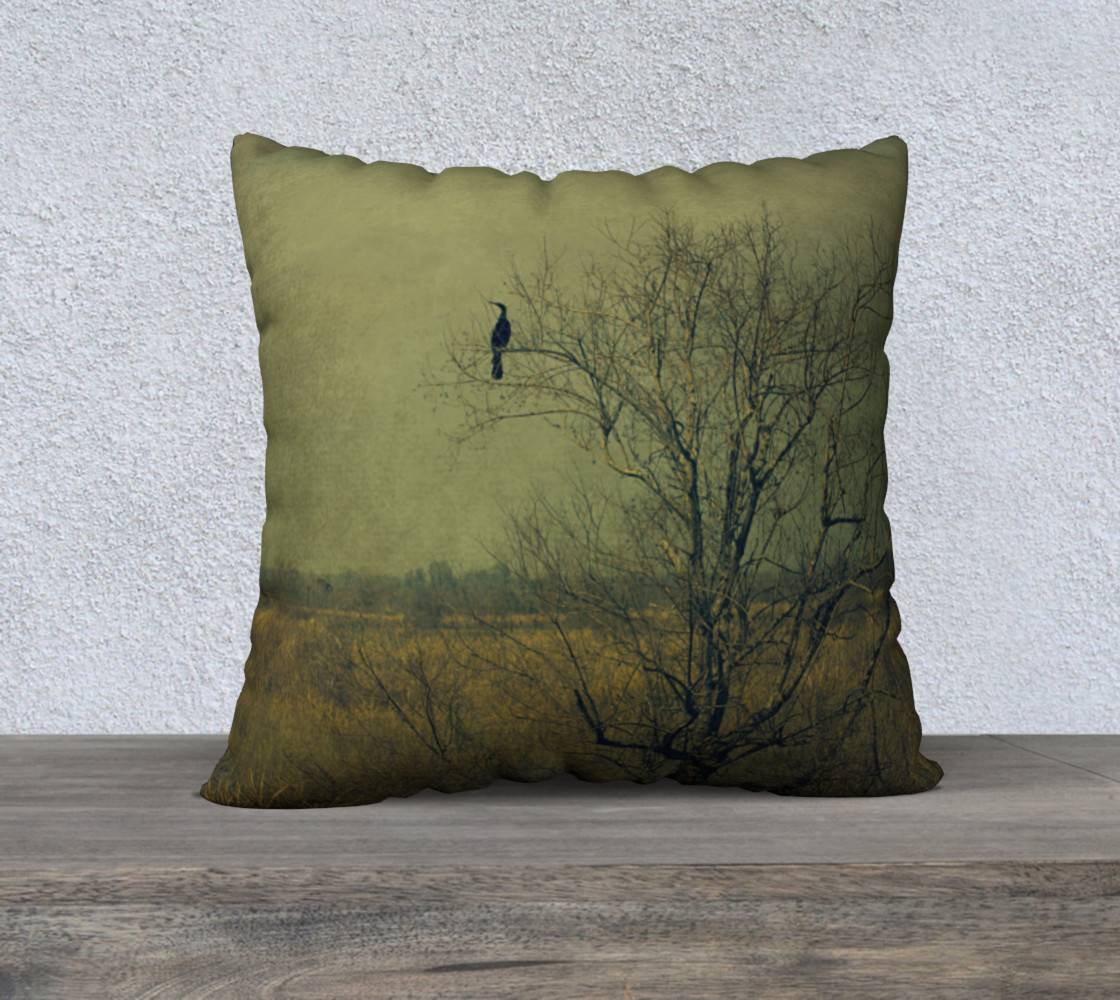 Glossy Ibis Lrg Pillow 3D preview