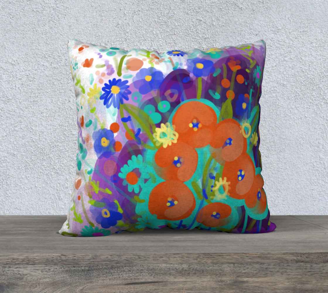 Coussin 22 ‘ explosion de fleurs preview #1
